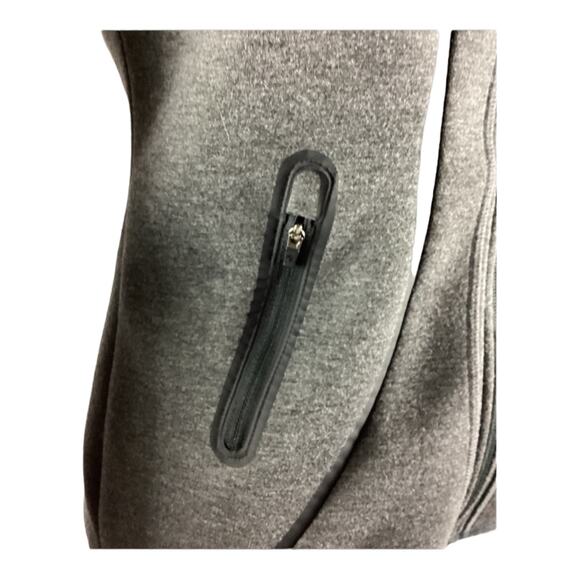 Athleta fuse scuba zipper hoodie gray with black size medium - Picture 8 of 13